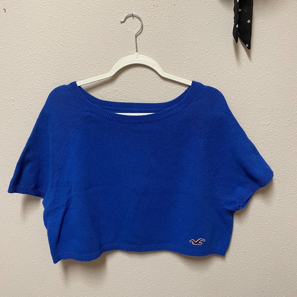 Hollister Loose Knit Crop Tops